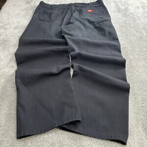 Baggy Y2K Dickies Black Carpenter Pants Size 40x30 Workwear Skater jnco